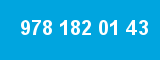 978 182 01 43